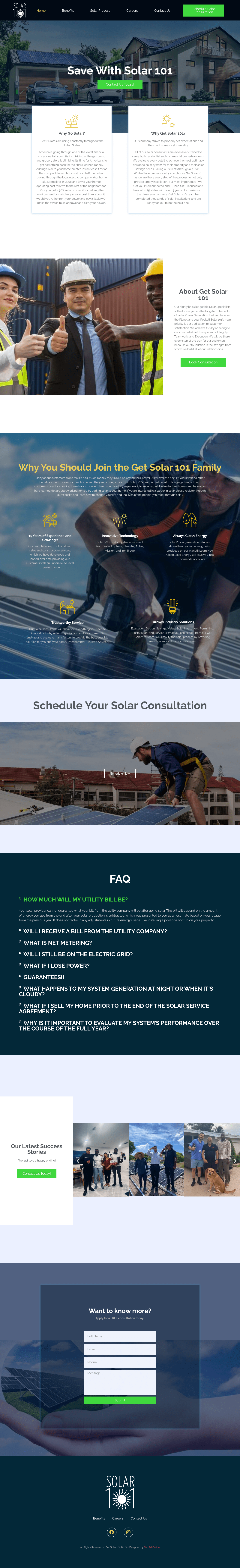 Solar Custom Website Design