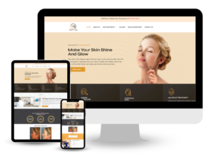 Tierra med spa website design