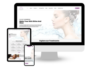 lavan med spa web design