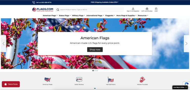 Flags.com website